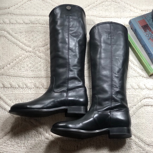 Frye Shoes - Frye Melissa Button 2 leather boots Black Size8.5M